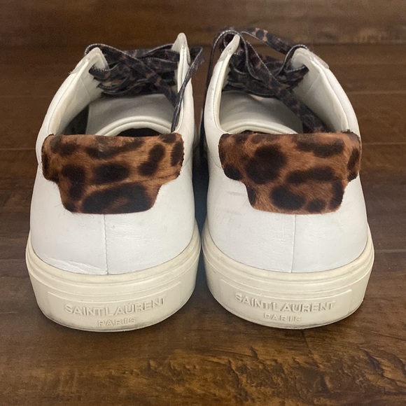 YSL Leopard Trim Andy Sneaker - Picture 4 of 5